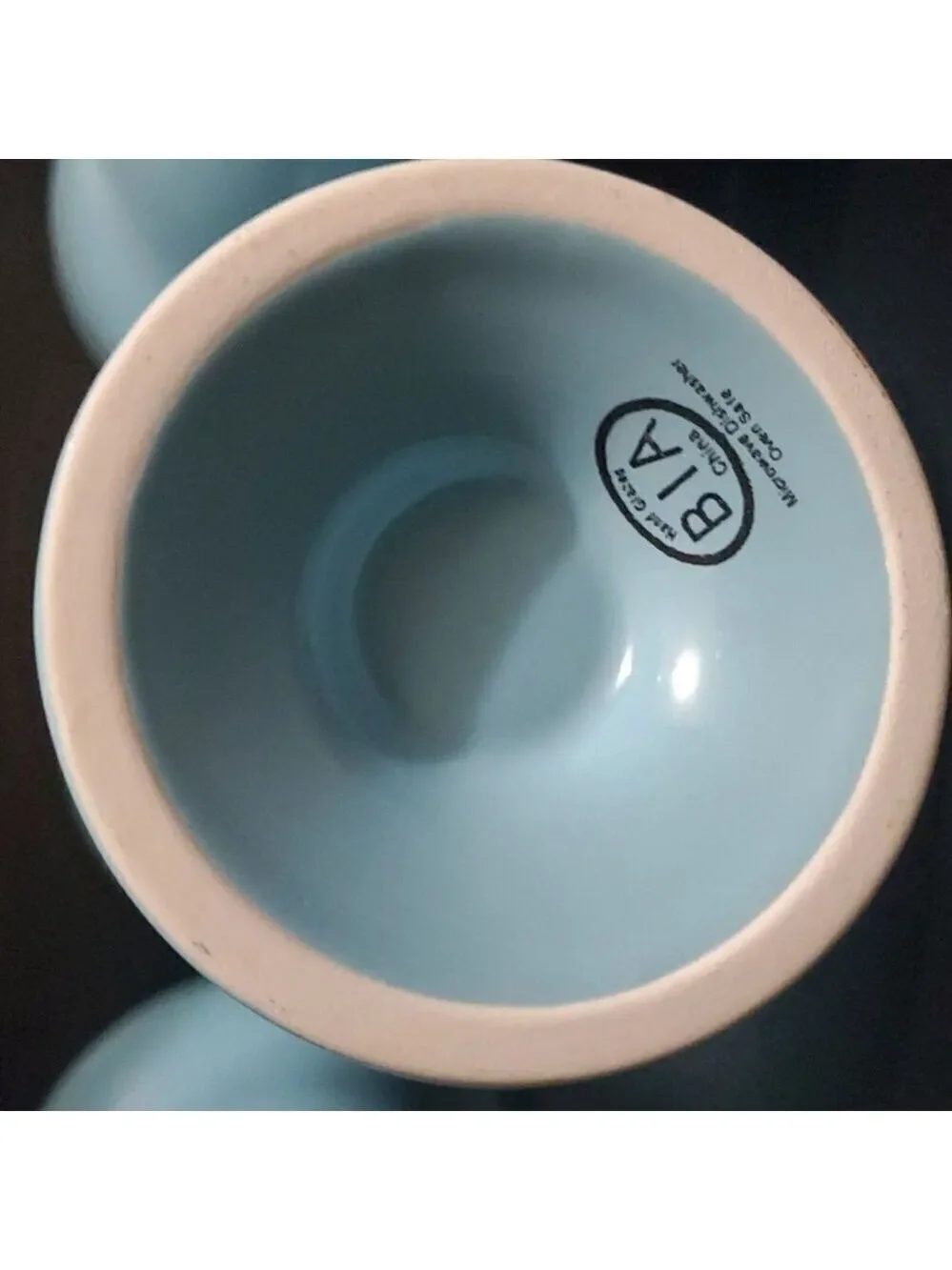 BIA Home Dining Drinkware ice Cream Sundae milkshake Set Curvy Blue Aqua Sexy